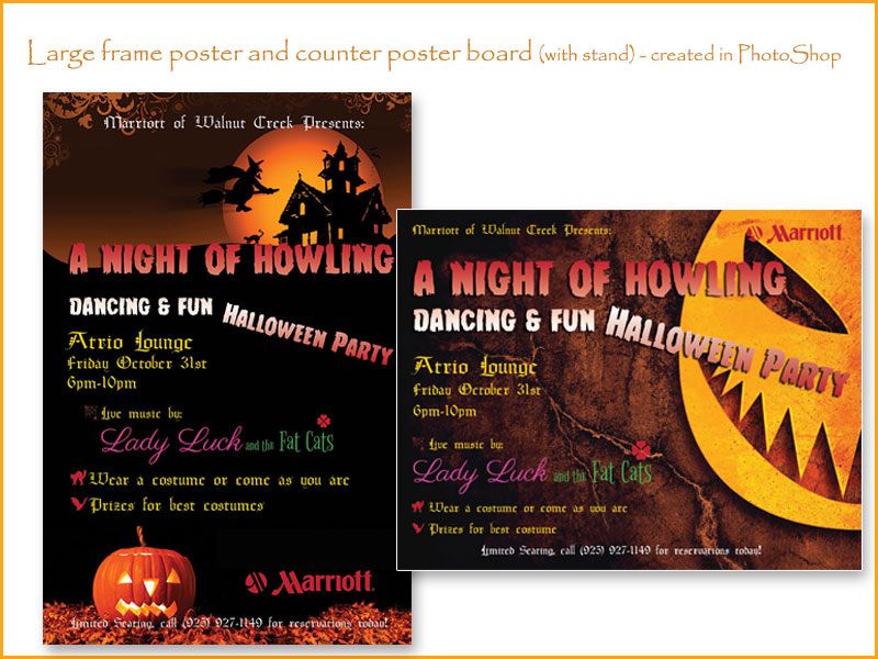 Marriott Halloween Posters